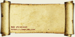 Angelina Vlahović vizit kartica